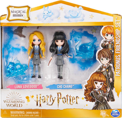 Wizarding World Harry Potter, Magical Minis Luna Lovegood and Cho Chang Patronus Friendship Set, Easter Basket Gifts, Kids Toys for Ages 5 and up Luna & Cho
