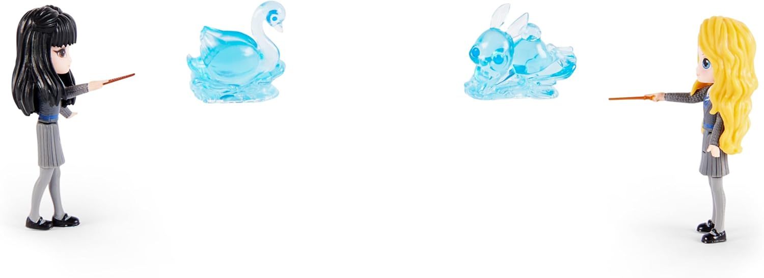 Wizarding World Harry Potter, Magical Minis Luna Lovegood and Cho Chang Patronus Friendship Set, Easter Basket Gifts, Kids Toys for Ages 5 and up