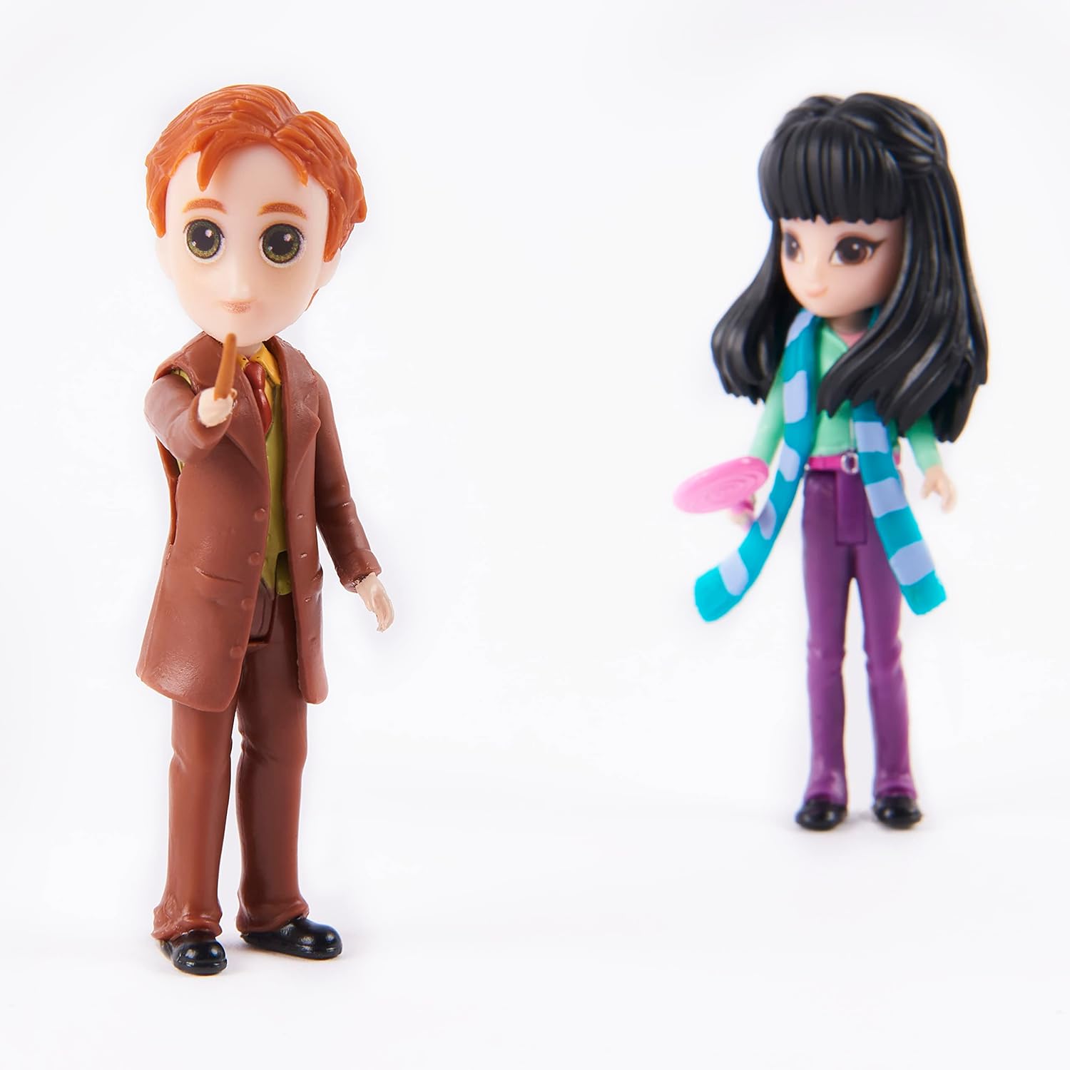 Wizarding World | George Weasley and Cho Chang Character Friendship Set | 3" Dolls | 2 Accessories | Toys for Ages 6+