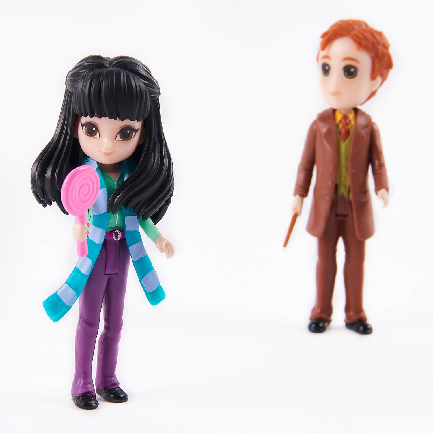 Wizarding World | George Weasley and Cho Chang Character Friendship Set | 3" Dolls | 2 Accessories | Toys for Ages 6+