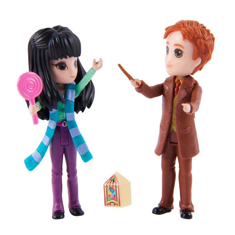 Wizarding World | George Weasley and Cho Chang Character Friendship Set | 3" Dolls | 2 Accessories | Toys for Ages 6+