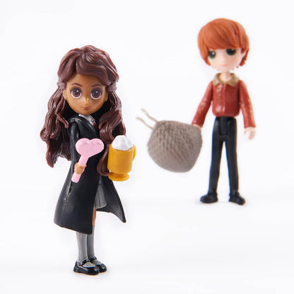 Wizarding World Harry Potter, Magical Minis Ron Weasley and Parvati Patil Figure Set with 2 Doll Accessories, Kids’ Toys for Ages 6 and up