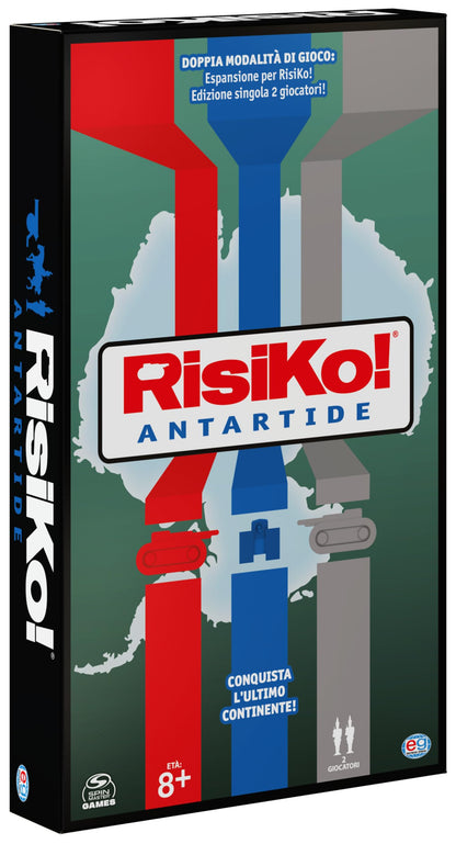 DC Comics 6065126 Verlag, Strategy Game, 1 Box for Adults and Children from 10 Years, 2 Board Game for Family Challenges, Single, Risk Antarctica, HF-Q-394