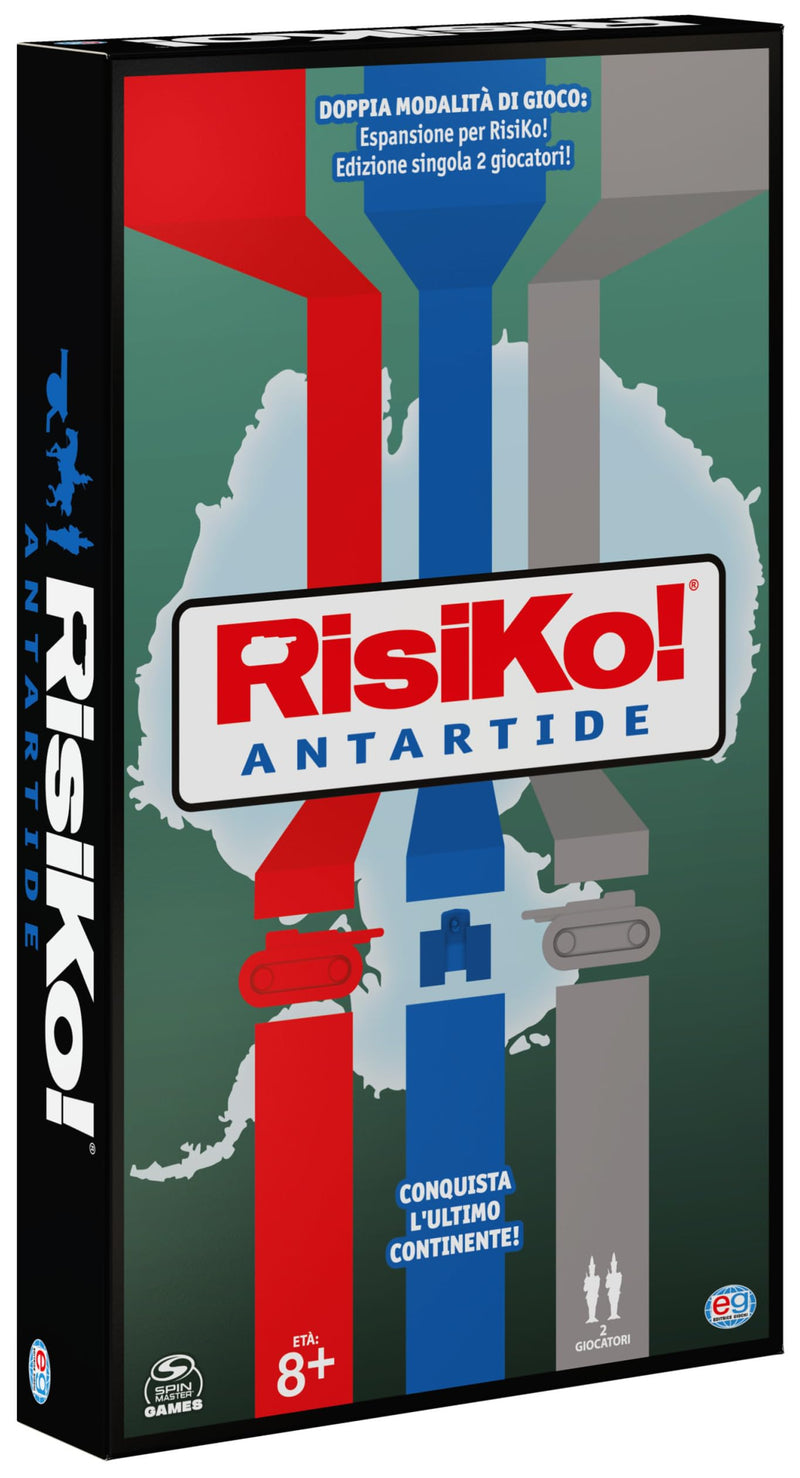 DC Comics 6065126 Verlag, Strategy Game, 1 Box for Adults and Children from 10 Years, 2 Board Game for Family Challenges, Single, Risk Antarctica, HF-Q-394