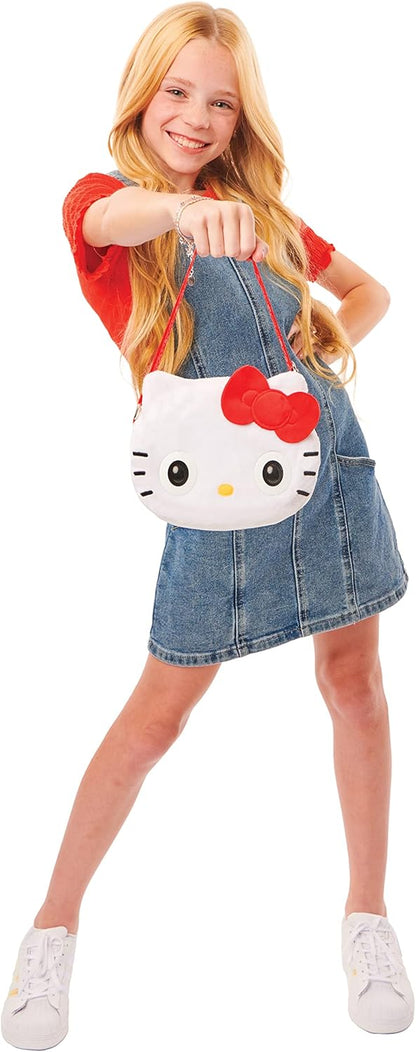 Purse Pets, Sanrio Hello Kitty and Friends, Hello Kitty, Bolso y Juguete de Mascota interactiva con más de 30 Sonidos y reacciones, Juguetes para niñas