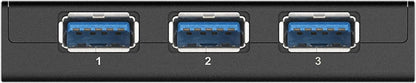 D-link DUB-1340 USB 3.0 4 Ports USB Hub, Black, DUB-1340/E