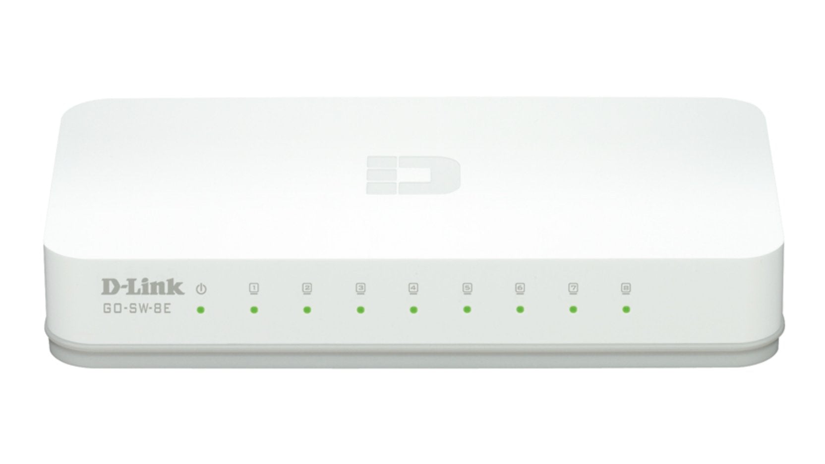 D-Link GO-SW-8E - Switch de red con 8 puertos 10/100 Mps, blanco