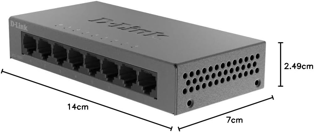 D-Link DGS-108GL - Switch Black
