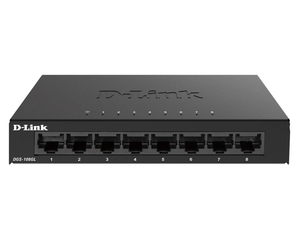 D-Link DGS-108GL - Switch Black