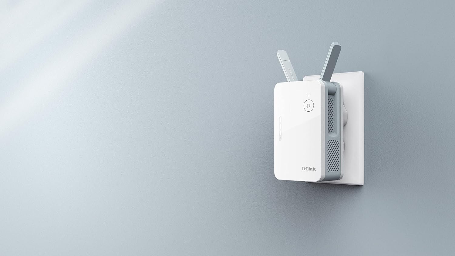 D-Link E15 Range Extender Mesh EAGLE PRO AI AX1500, ripetitore Wi-Fi, hotspot con porta Gigabit, MU-MIMO, OFDMA, Indicatore di segnale con AI, plug and play, WPS, WPA3