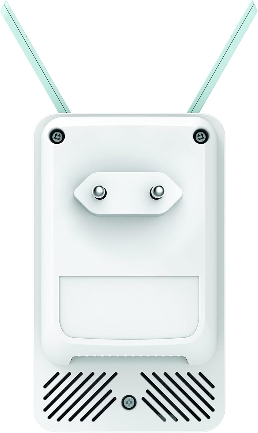 D-Link E15 Range Extender Mesh EAGLE PRO AI AX1500, ripetitore Wi-Fi, hotspot con porta Gigabit, MU-MIMO, OFDMA, Indicatore di segnale con AI, plug and play, WPS, WPA3
