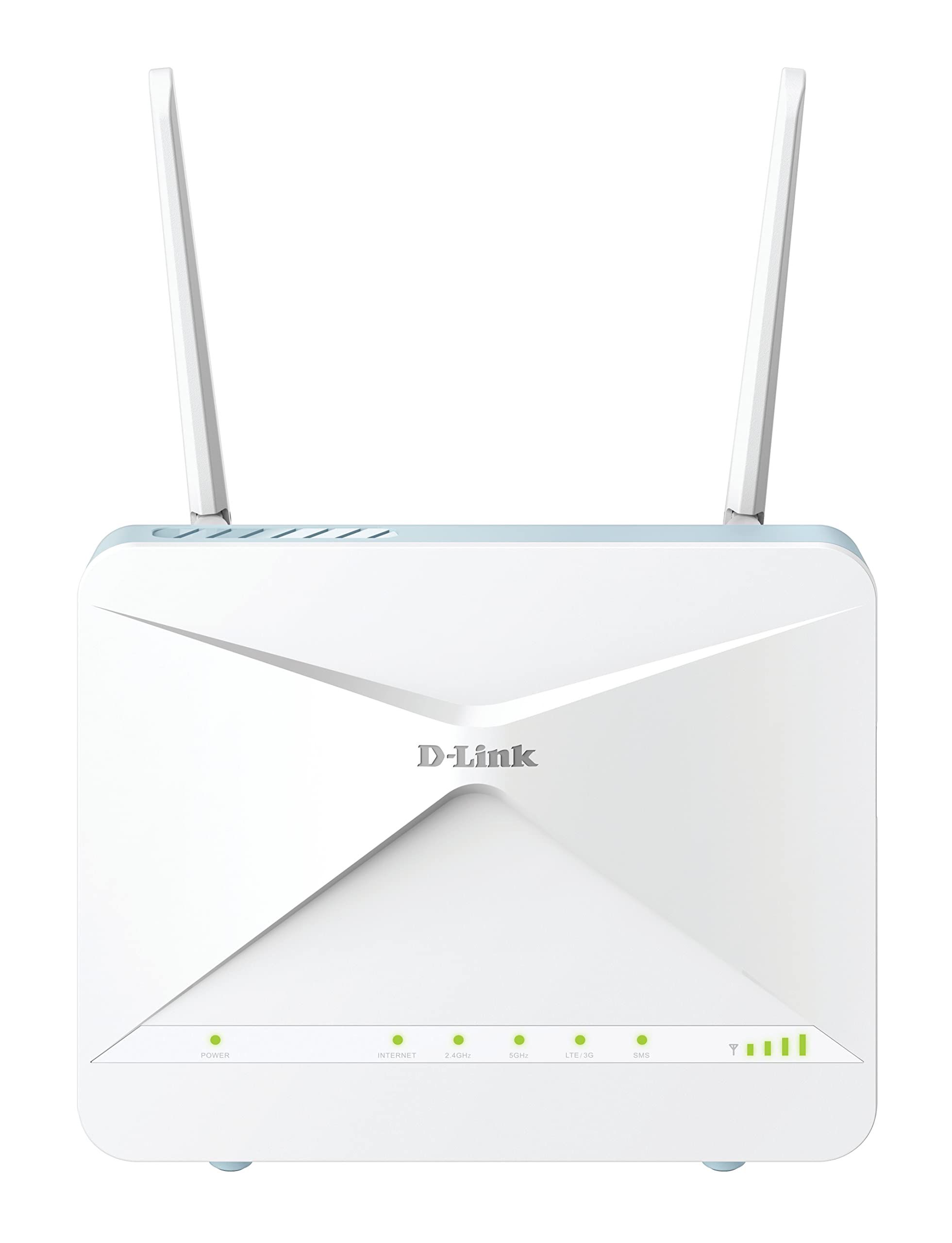 D-Link G415 Eagle PRO AI AX1500 4G Smart Router (4G LTE Cat 4 Download up to 150 Mbps, Wi-Fi 6, AI Wi-Fi/Traffic Optimiser, Gigabit Ports, WPA3, Wi-Fi Mesh Support, without Simlock