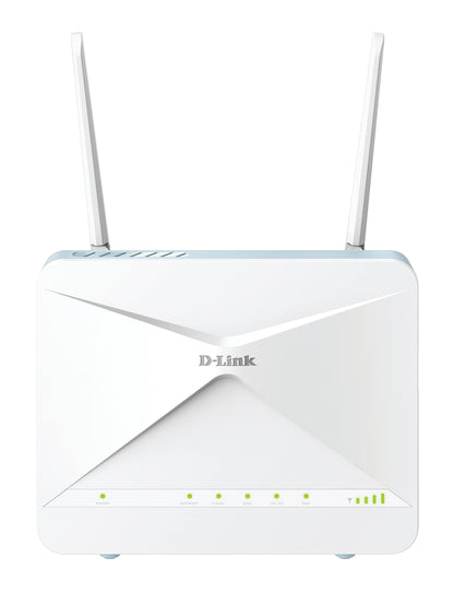 D-Link G415 Eagle PRO AI AX1500 4G Smart Router (4G LTE Cat 4 Download up to 150 Mbps, Wi-Fi 6, AI Wi-Fi/Traffic Optimiser, Gigabit Ports, WPA3, Wi-Fi Mesh Support, without Simlock