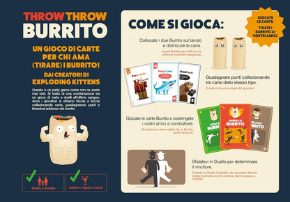 Asmodee Throw Throw Burrito - Gioco da tavolo Edizione in Italiano (8535 ASMODEE ITALIA