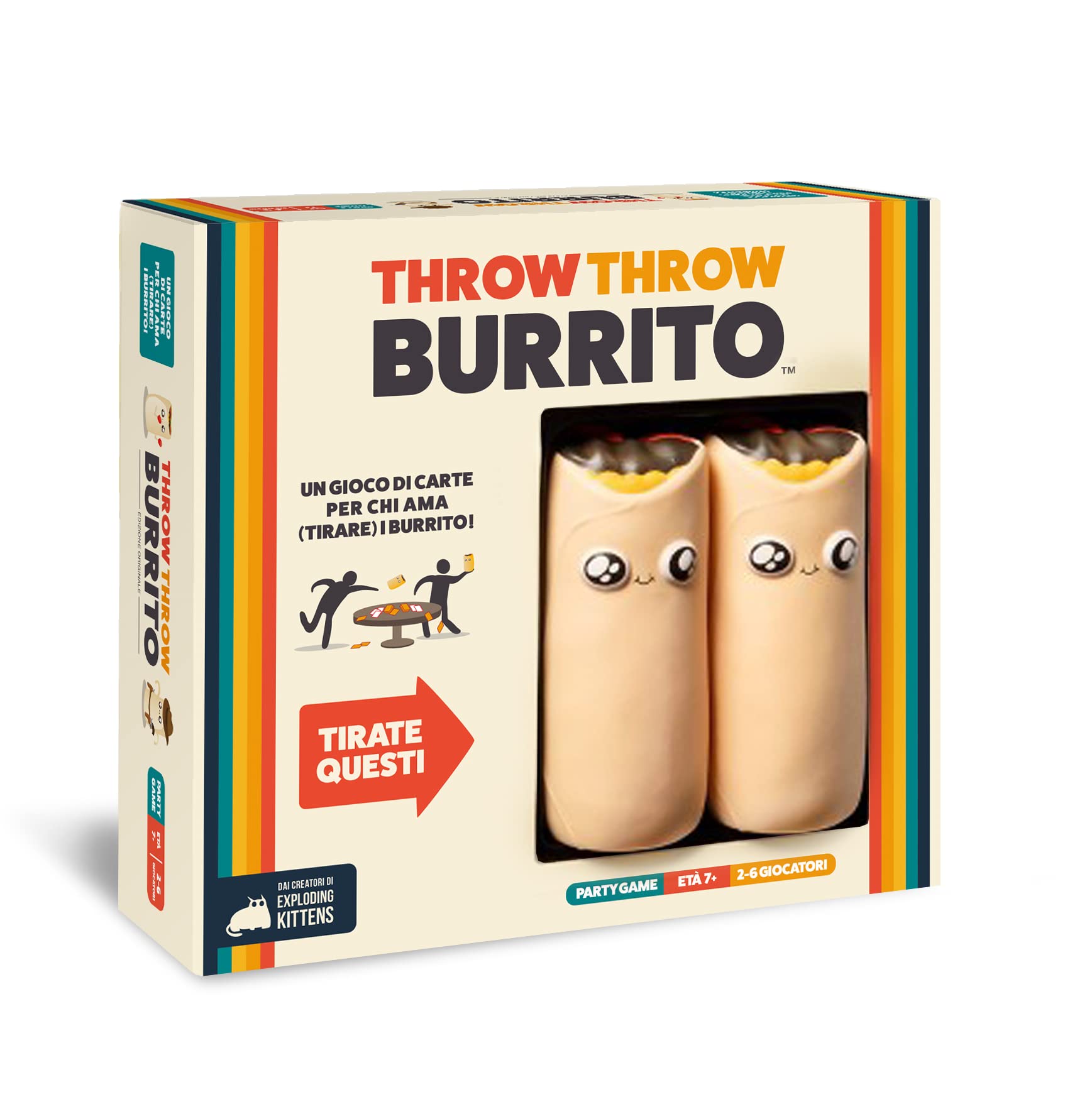 Asmodee Throw Throw Burrito - Gioco da tavolo Edizione in Italiano (8535 ASMODEE ITALIA