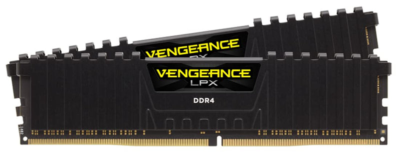 Corsair VENGEANCE LPX DDR4 RAM 16GB (2x8GB) 3200MHz CL16 Intel XMP 2.0 Computer Memory - Black (CMK16GX4M2E3200C16) 2 x 8 GB