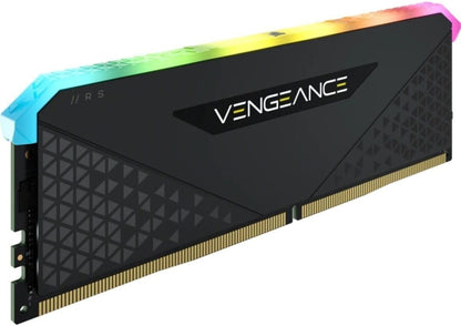 Corsair VENGEANCE RGB RS DDR4 RAM 16GB (1x16GB) 3200MHz CL16 Intel XMP 2.0 AMD Ryzen iCUE Compatible Computer Memory - Black (CMG16GX4M1E3200C16) 1 x 16GB