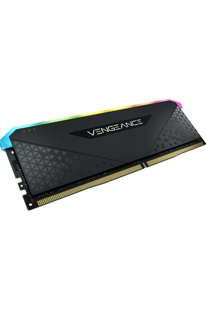 Corsair VENGEANCE RGB RS DDR4 RAM 16GB (1x16GB) 3200MHz CL16 Intel XMP 2.0 AMD Ryzen iCUE Compatible Computer Memory - Black (CMG16GX4M1E3200C16) 1 x 16GB