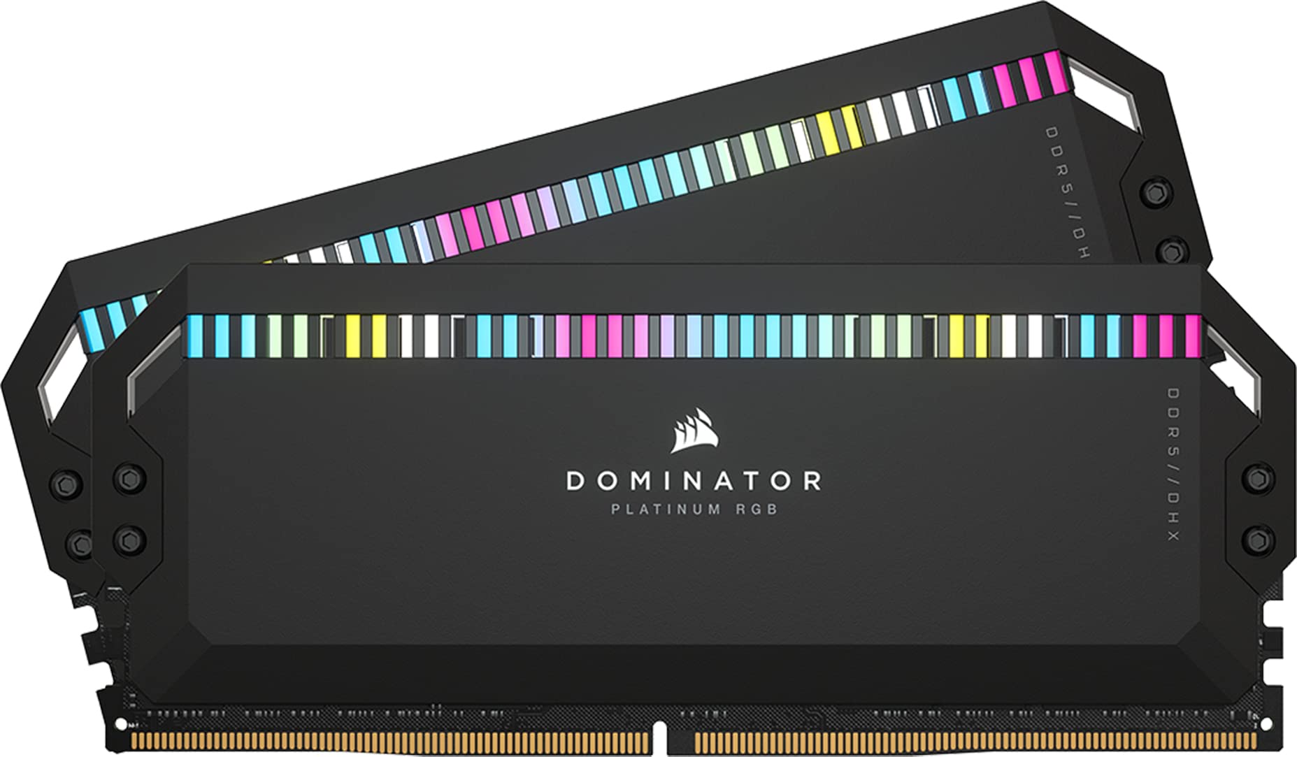 CORSAIR DOMINATOR PLATINUM RGB DDR5 RAM 32GB (2x16GB) 5600MHz CL36 Intel XMP iCUE Compatible Computer Memory - Black (CMT32GX5M2B5600C36) 32GB (2x16GB) Black