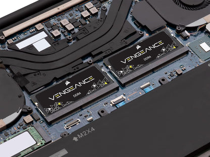 Corsair Vengeance SODIMM 16GB (1x16GB) DDR4 2666MHz CL18 Memory for Laptop/Notebooks (Intel 6th Generation Intel Core i5 and i7 Processor Support) Black