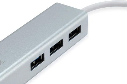 LevelOne USB-0504 Gigabit USB-C Network Adapter with USB Hub