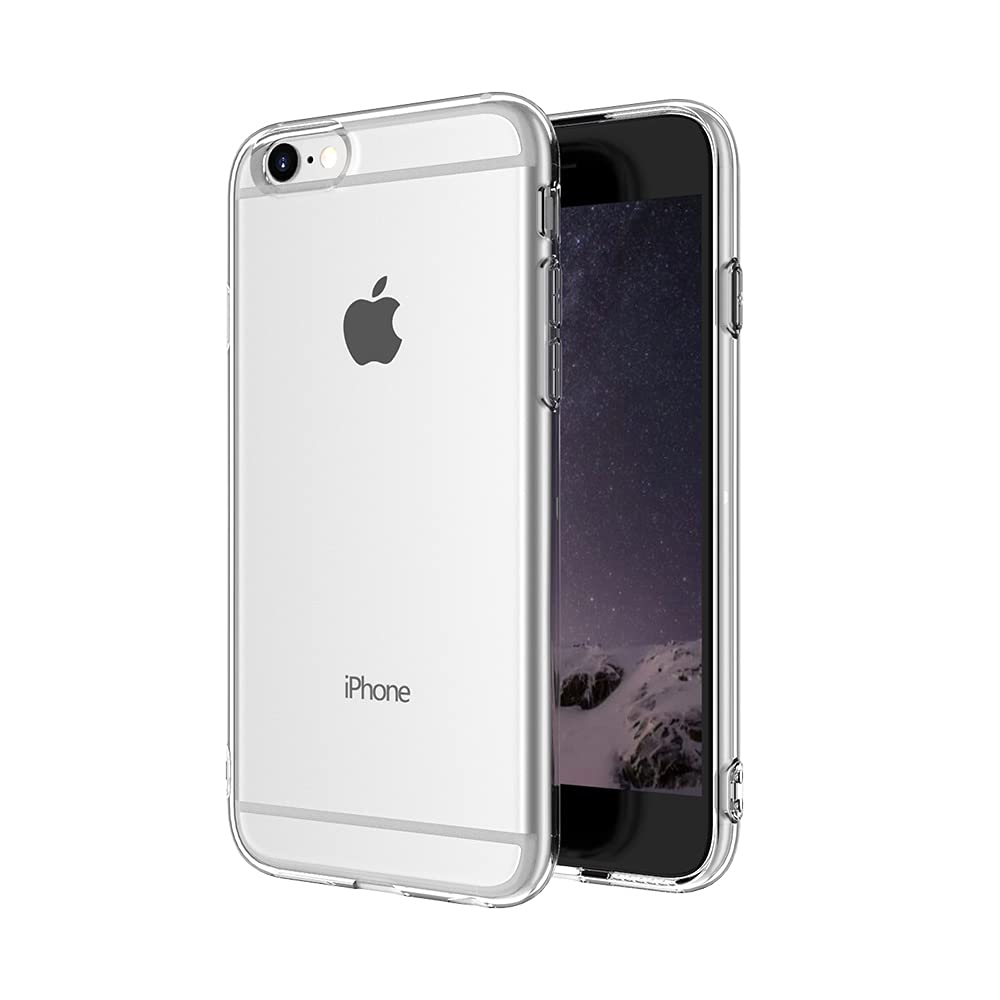 Cygnett AeroShield - Custodia rigida per Apple iPhone 8, 7, 6s e 6 - Trasparente