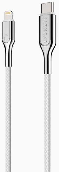 Cygnett Armoured - Cable Lightning a USB-C (1 m), Color Blanco