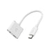 Cygnett Adapter audio USB-C to mini jack 3.5mm i USB-C Essential (white