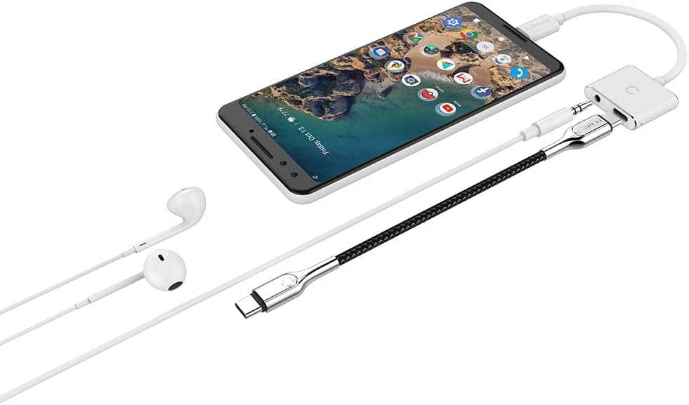 Cygnett Adapter audio USB-C to mini jack 3.5mm i USB-C Essential (white