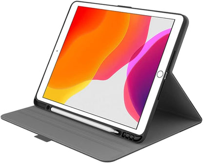 Cygnett Tekview - Funda Fina Para Ipad de 10,2" (2019) Comsoporte Apple Pencil – Gris y Negro