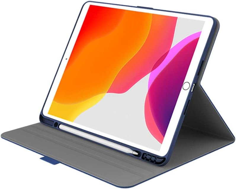 Cygnett TekView Slim Case for iPad 10.2 Inch (2019) with Apple Pencil Holder Navy/Blue