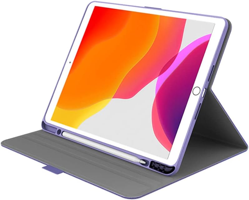 Cygnett TekView Slim Case for iPad 10.2 Inch (2019) with Apple Pencil Holder - Lilac/Purple