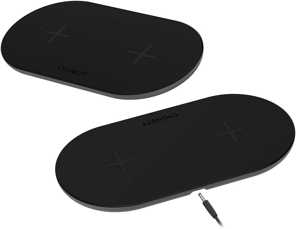 Cygnett Dual wireless charger 20W (black)