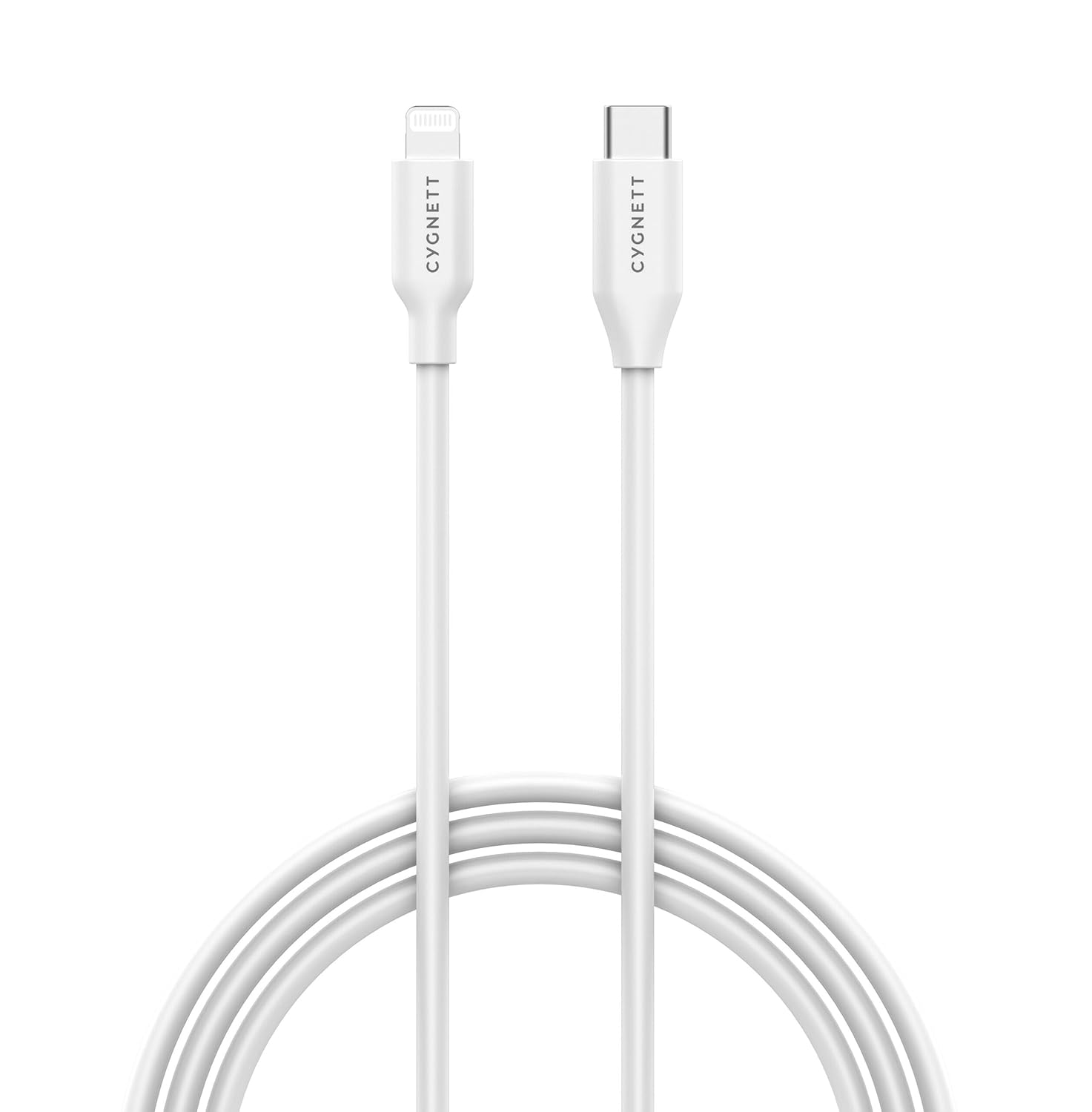 Cygnett CY3752PCCSL Essential Lightning a cavo USB-C, bianco, 1 metro