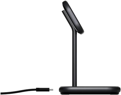 Cygnett MagDesk Wireless 2in1 Desk Stand - MagSafe Compatible Wireless Charger - 1.5m USB-C Cable and 20W USB-C Power Supply Included - CY3775ACOCP