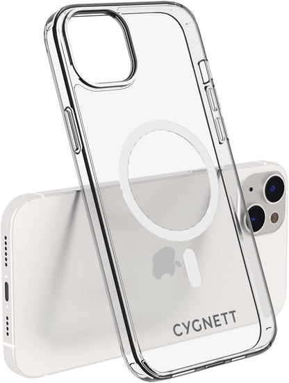 CUSTODIA IPHONE 14 PLUS MAGSAFE TRA SPARENTE CYGNETT