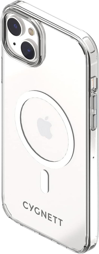 CUSTODIA IPHONE 14 PLUS MAGSAFE TRA SPARENTE CYGNETT