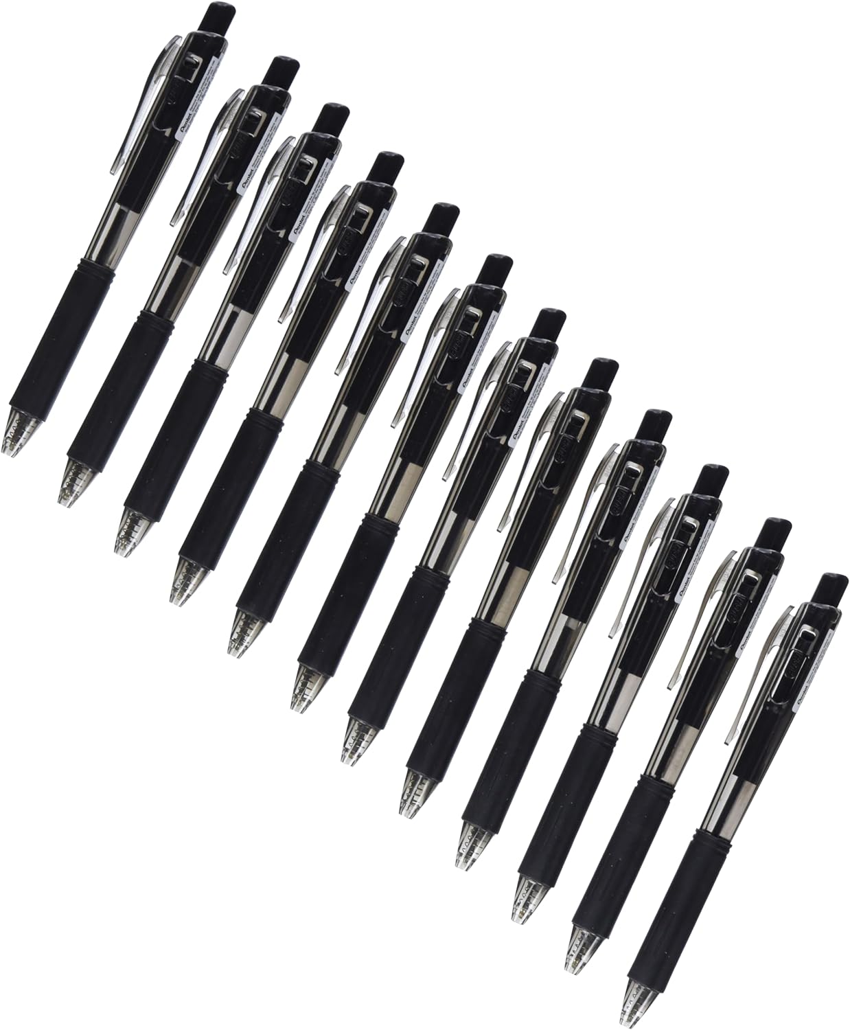 Pentel Feel-It BX440 Ballpoint Pen Black (Pack of 12