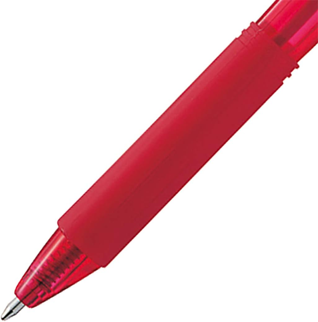 Pentel BX440 Feel-it! Wow! Ballpoint Pen 1 mm red 12 pcs