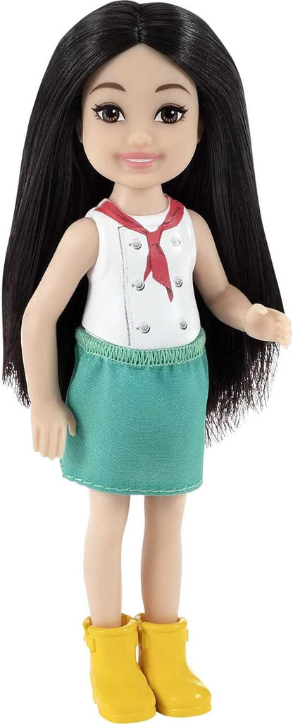 Barbie GTN63 Chelsea Can Be Pizza Chef Playset with Brunette Chelsea Doll (6-in/15.24-cm), Pizza Oven, 2 Spice Shakers, Pizza Pan & More, Great Gift for Ages 3 Years Old & Up