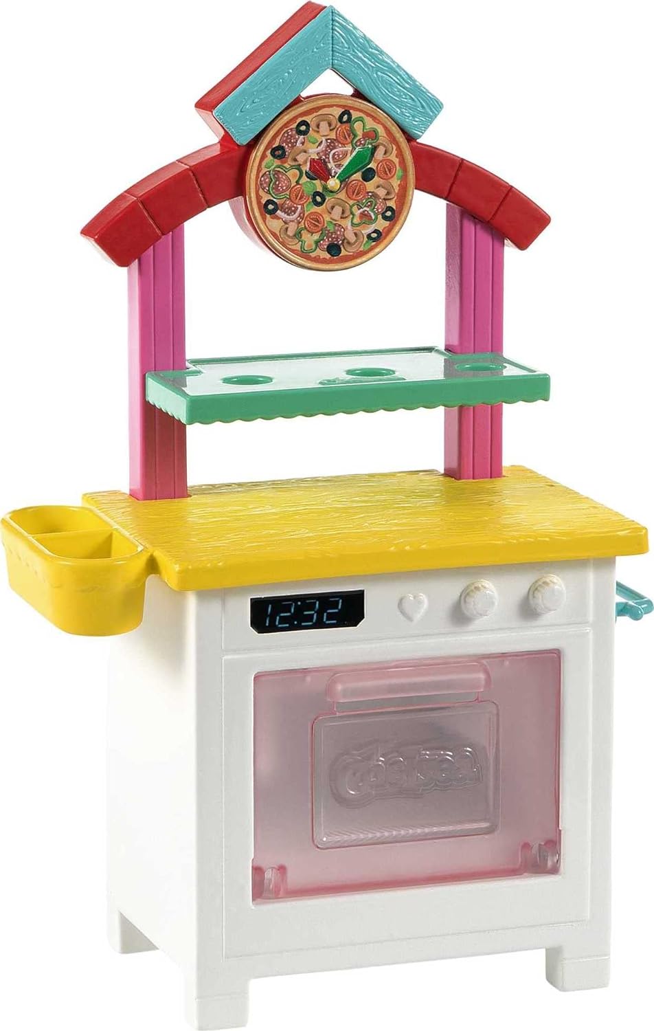 Barbie GTN63 Chelsea Can Be Pizza Chef Playset with Brunette Chelsea Doll (6-in/15.24-cm), Pizza Oven, 2 Spice Shakers, Pizza Pan & More, Great Gift for Ages 3 Years Old & Up
