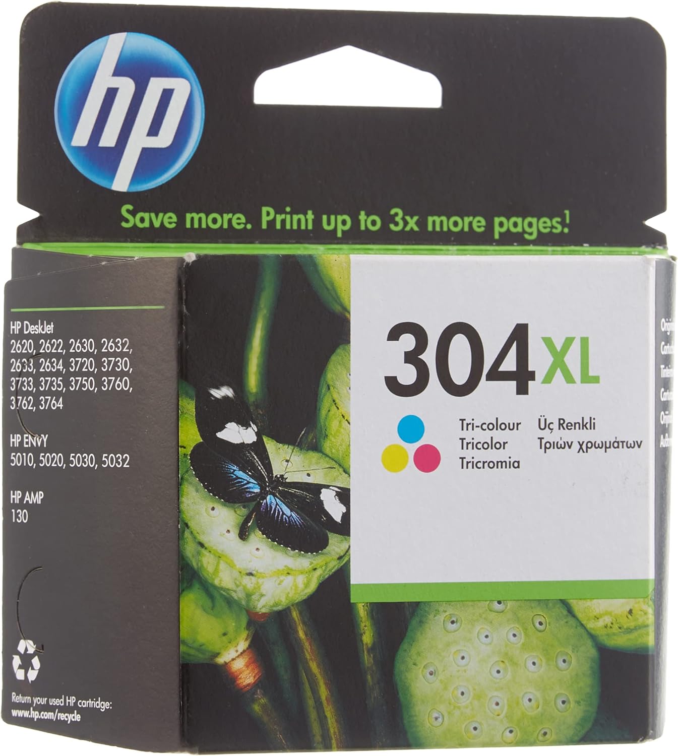 HP Cartucho de tinta Original 304XL tricolor