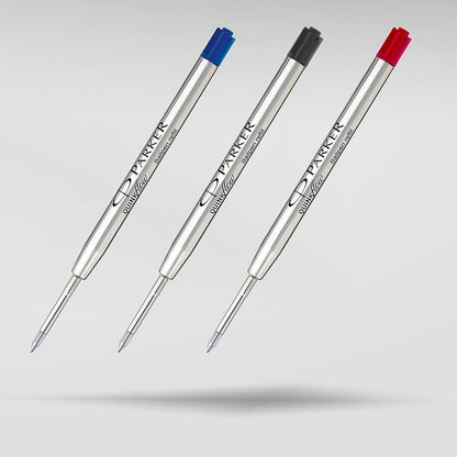 Parker Ballpoint Pen Refills | Medium Point | Blue QUINKflow Ink | 10 Count
