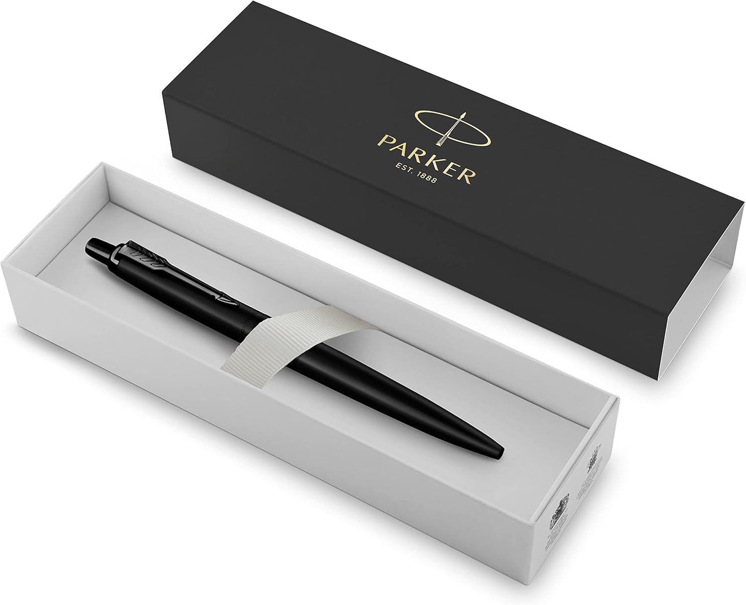 Parker Jotter XL Ballpoint Pen | Monochrome Matte Black | Medium Point | Blue Ink | Gift Box