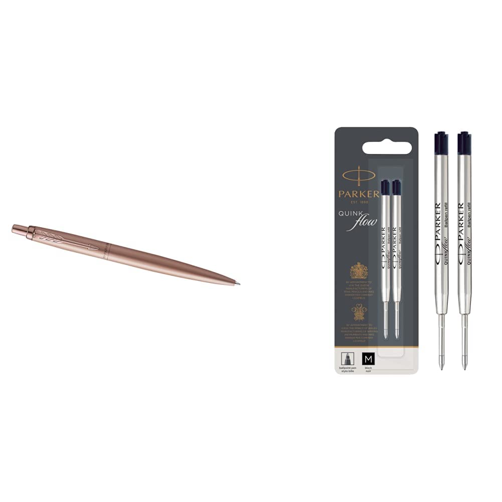 Parker Jotter XL Ballpoint Pen | Monochrome Matte Rose Gold | Medium Point | Blue Ink | Gift Box