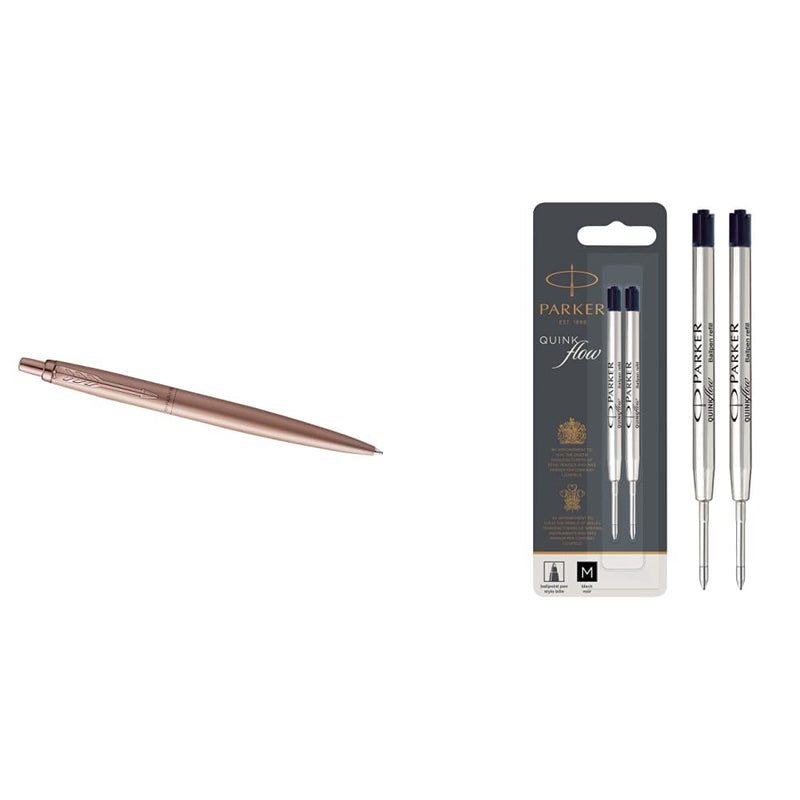 Parker Jotter XL Ballpoint Pen | Monochrome Matte Rose Gold | Medium Point | Blue Ink | Gift Box