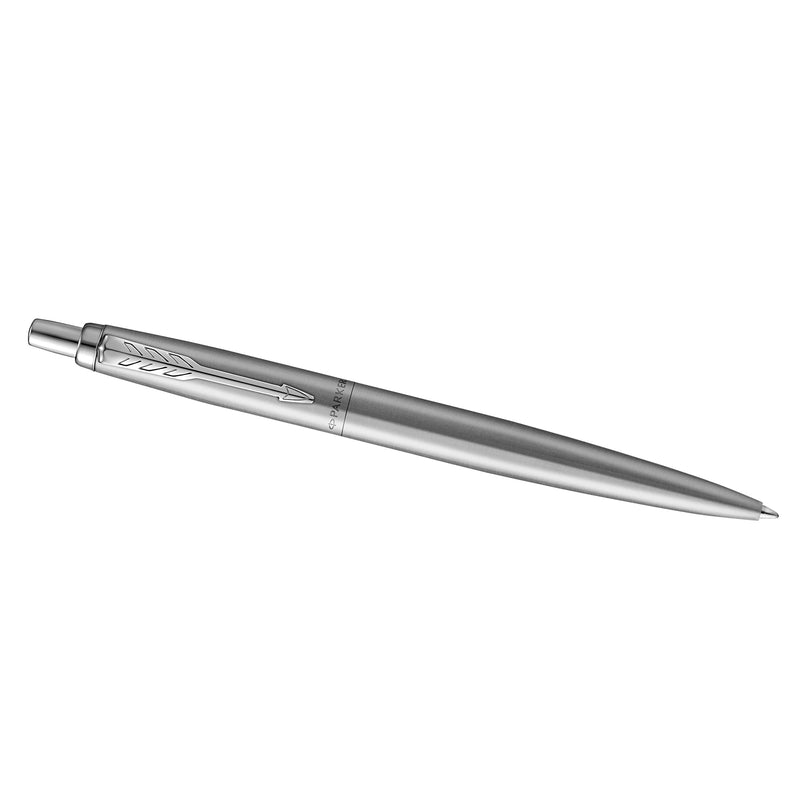 Parker Jotter XL Ballpoint Pen | Monochrome Stainless | Medium Point | Blue Ink | Gift Box