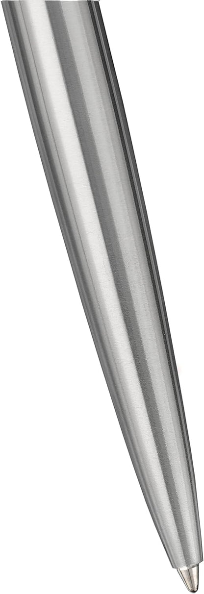 Parker Jotter XL Ballpoint Pen | Monochrome Stainless | Medium Point | Blue Ink | Gift Box