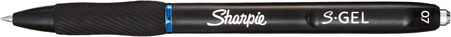 Sharpie S-Gel | Gel Pens | Medium Point (0.7mm) | Blue Ink | 3 Count