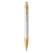 Parker IM Ballpoint Pen | Premium Pearl Lacquer with Gold Trim | Medium Point with Blue Ink Refill | Gift Box